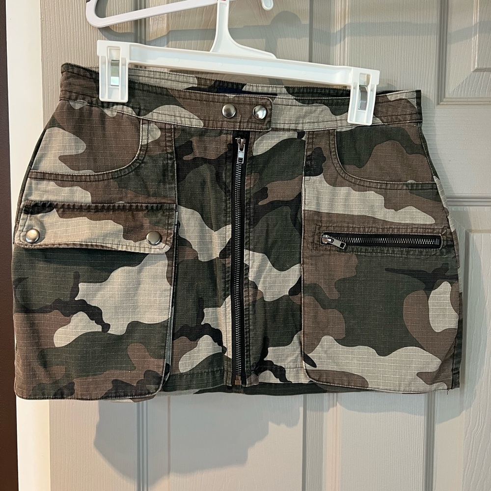 Camouflage Mini Skirt